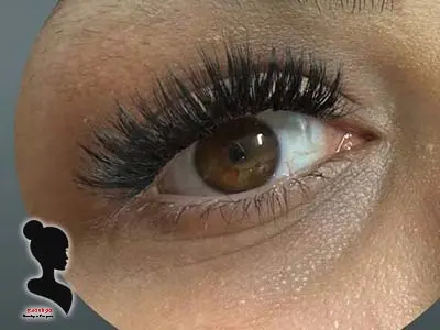 نمونه کار مژه هانا - مدل اول