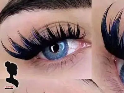 نمونه کار مژه هانا - مدل دوم