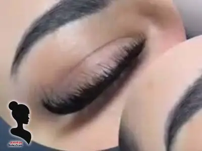 نمونه کار مژه هانا - مدل سوم