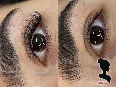 نمونه کار مژه مبینا پویش - مدل اول