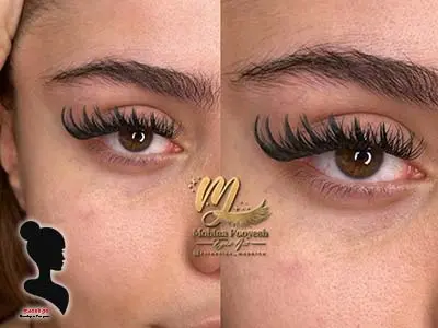نمونه کار مژه مبینا پویش - مدل دوم