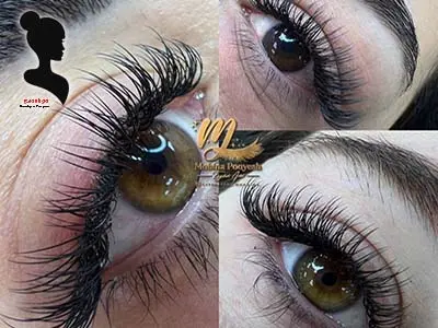 نمونه کار مژه مبینا پویش - مدل سوم